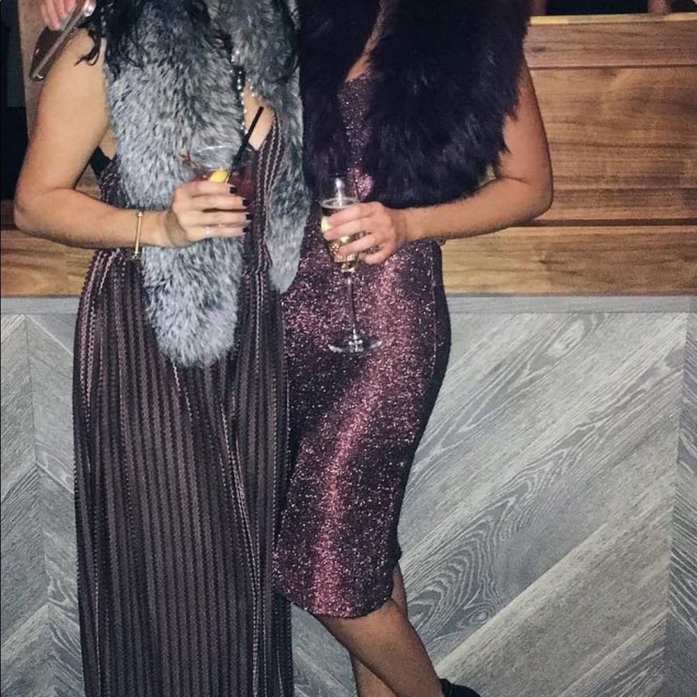 Metallic dress